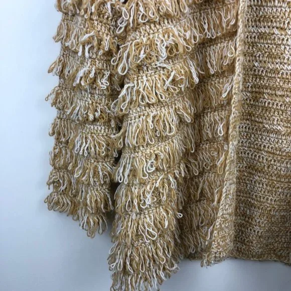 NEW MINKPINK Shaggy Oversized Fringe Cardigan - Picture 4 of 6